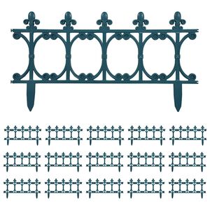 vidaXL pl&aelig;nekanter 16 stk. 10 m PP gr&oslash;n