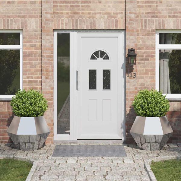 vidaXL Plantekasse 2 pcs Sølv 75 x 75 x 60 cm Rustfrit stål