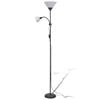 vidaXL gulvlampe sort