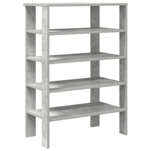 vidaXL skoreol 61x32x87,5 cm konstrueret tr&aelig; betongr&aring;