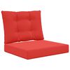 vidaXL Udend&oslash;rs Sofa Pude Polyester R&oslash;d 60 x 50,5 x 8 cm