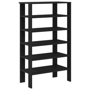 vidaXL skoreol 61x32x105 cm konstrueret tr&aelig; sort