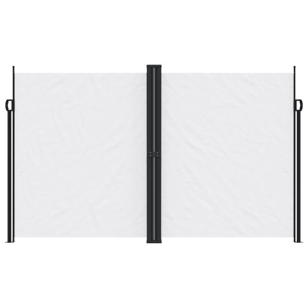 vidaXL sidemarkise 200x1000 cm sammenrullelig hvid