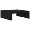 vidaXL Sofabord Sort eg 100 x 100 x 35 cm Konstrueret tr&aelig;