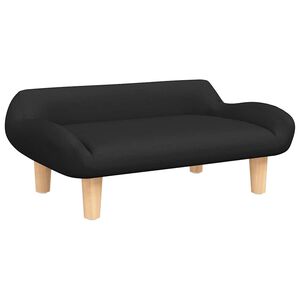 vidaXL sofa til b&oslash;rn 70x40x24 cm stof sort