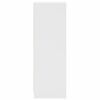 vidaXL skab med glaslåger 35x37x109 cm hvid