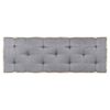 vidaXL hynde til pallesofa 120x40x7 cm antracitgr&aring;