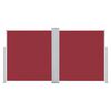 vidaXL sammenrullelig sidemarkise 120 x 600 cm red