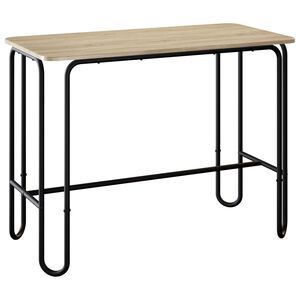 vidaXL Spisebord 100 x 50 x 75 cm Konstrueret tr&aelig; Sonoma-eg