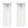 vidaXL Planteholder 2 pcs Hvid &Oslash;29,5 x 60 cm Konstrueret tr&aelig;