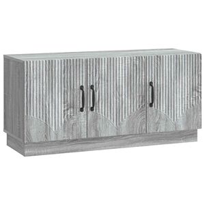 vidaXL TV-skab Gr&aring; sonoma-eg 99 x 34,5 x 47 cm Konstrueret tr&aelig;