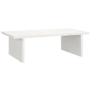 vidaXL sk&aelig;rmholder 50x27x15 cm massivt fyrretr&aelig; hvid