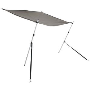 vidaXL solsejl til b&aring;d 170x208x(115-183) cm forl&aelig;ngerdel antracitgr&aring;