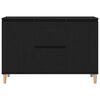 vidaXL Sideboard med skuffe Sort 102 x 35 x 60 cm Konstrueret tr&aelig;