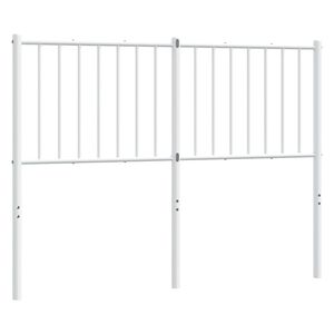 vidaXL udskiftningsgavl 120 cm metal hvid