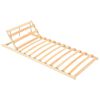 vidaXL lamelbund 13 lameller justerbar hovedende 80x200 cm