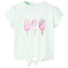 vidaXL T-shirt til b&oslash;rn str. 104 lys mintgr&oslash;n
