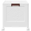 vidaXL Stabelbar opbevaringskasse med hjul 75 L 64x40x41 cm