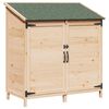 vidaXL Have Skur Naturfarvet 106,5 x 56 x 113,5 cm Konstrueret tr&aelig;