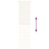 vidaXL zebragardin marmorbeige 65x230 cm stofbredde 60,9 cm polyester