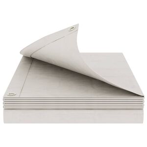 vidaXL Presenning med &oslash;jer Hvid 2 x 3 m 180 gsm PE