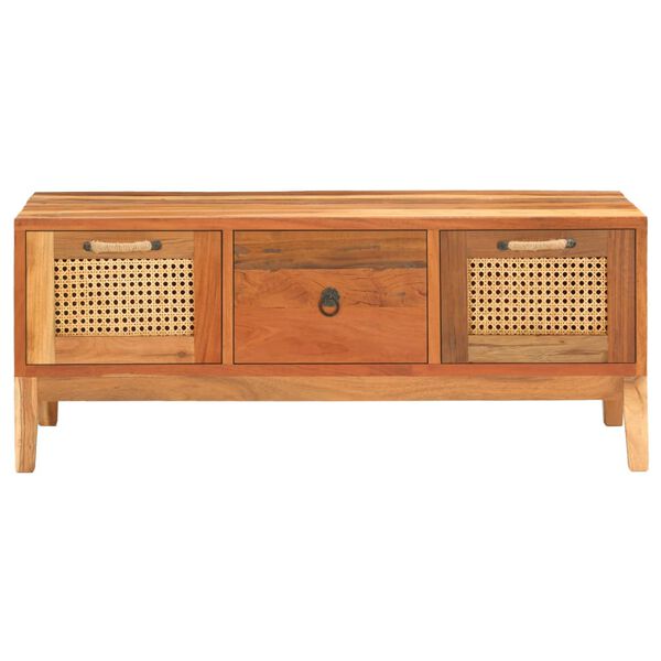 vidaXL sofabord 100x50x40 cm massivt genbrugstr&aelig;