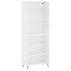 vidaXL reol 69,5x32,5x180 cm konstrueret tr&aelig; hvid