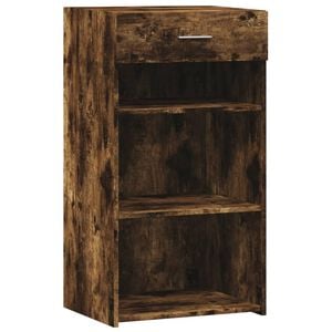 vidaXL skab 50x42,5x93 cm konstrueret tr&aelig; r&oslash;get egetr&aelig;sfarve