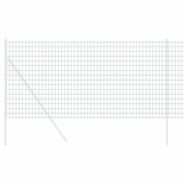 vidaXL Euro Hejn Grøn 1,2 x 25 m PVC-belagt jern