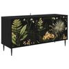 vidaXL TV-skab RHENEN 102 x 33 x 51 cm Sort eg Konstrueret tr&aelig;