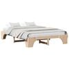 vidaXL Sengestel Naturfarvet 160 x 200 cm Massiv fyrretr&aelig;