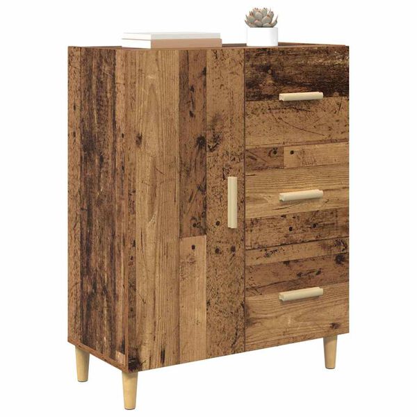 vidaXL Sideboard Gammelt tr&aelig; 34 x 69,5 x 90 cm Konstrueret tr&aelig;