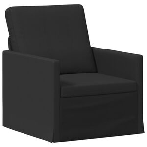 vidaXL Enkelsofa Sort 70 x 81 x 82 cm Stof