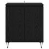 vidaXL Sideboard Sort eg 60 x 35 x 70 cm Konstrueret tr&aelig;
