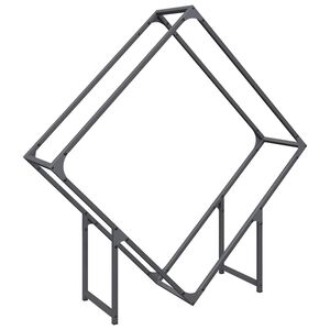 vidaXL br&aelig;ndestativ 100x25x100 cm koldvalset st&aring;l antracitgr&aring;