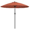 vidaXL parasol med aluminiumstang 250 cm terrakotta