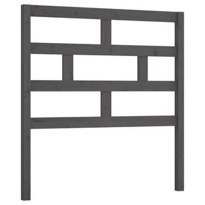vidaXL sengeg&aelig;rde 81x4x100 cm massivt fyrretr&aelig; gr&aring;