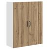 vidaXL V&aelig;gskab LUCCA Artisan-eg 80 x 31 x 100 cm Konstrueret tr&aelig;