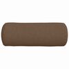 vidaXL Bolsterpuder 2 pcs Brun &Oslash; 25 x 70 cm Stof