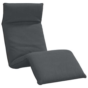 vidaXL foldbar liggestol 175x54x8,5 cm oxfordstof antracitgr&aring;