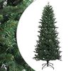 vidaXL Kunstigt Hinged Juletr&aelig; 180 cm PVC og PE Gr&oslash;n