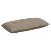vidaXL Rygpude Gr&aring;brun 100 x 50 cm Mikrofiberstof