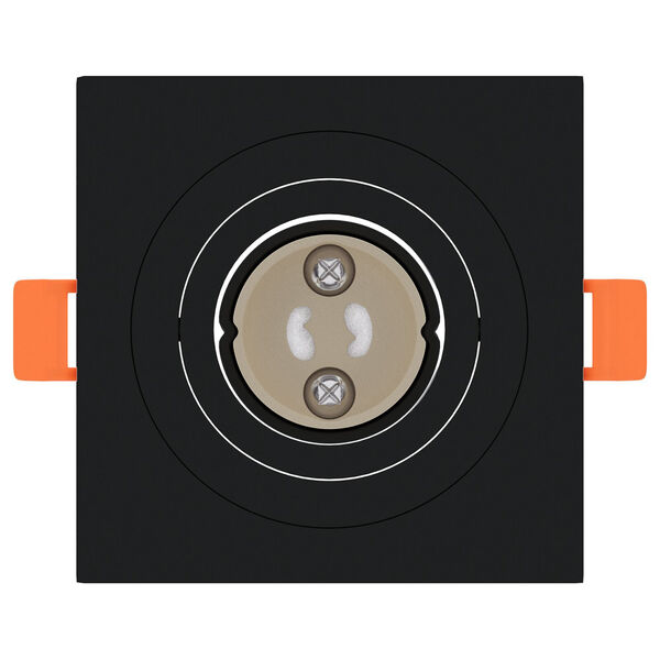 vidaXL Spotlight 24 pcs Sort 9 x 9 x 2 cm Aluminium