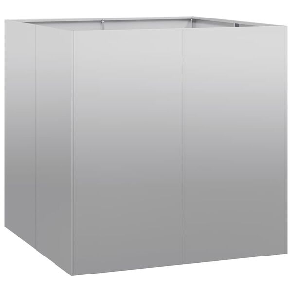 vidaXL plantekasse 80x80x80 cm galvaniseret st&aring;l