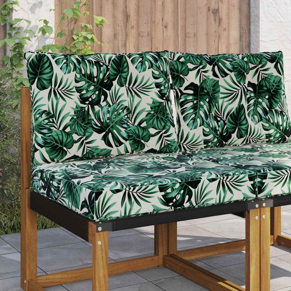 vidaXL Udend&oslash;rs Sofa Pude 2 pcs Bladm&oslash;nster Polyester
