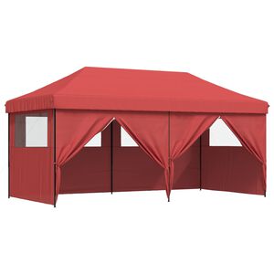 vidaXL Party Tent Bordeaux 292 x 580 x 315 cm Oxford stof