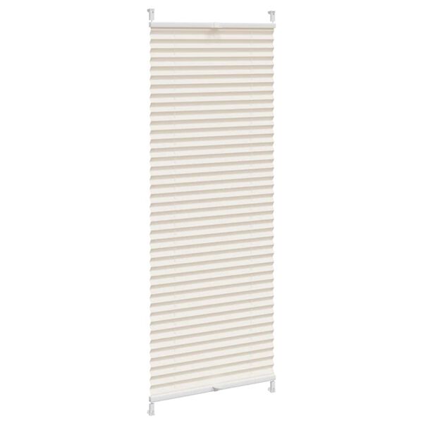 Plisseret blind 40x100 cm creme