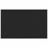 vidaXL Vindueskarm Sort med tr&aelig;struktur 60 x 50 x 4,5 cm PVC