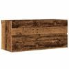 vidaXL vaskeskab 100x38,5x45 cm konstrueret tr&aelig; gammelt tr&aelig;look