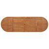 vidaXL havebord 280x90x75 cm massivt akacietræ